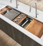 Catlan Stainless Single Workstation Kitchen Sink