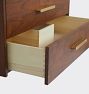 Geneva 27&quot; Wall Mount Walnut Powder Vanity