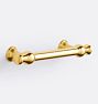 Howell Drawer Pull - 4" - Aged Brass