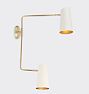 Cypress Double Swing Arm Sconce