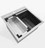 Merino Stainless Steel Outdoor Kitchen Sink - 21"x20