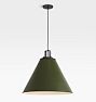 Butte 24&quot; Cone Oil-Rubbed Bronze Pendant