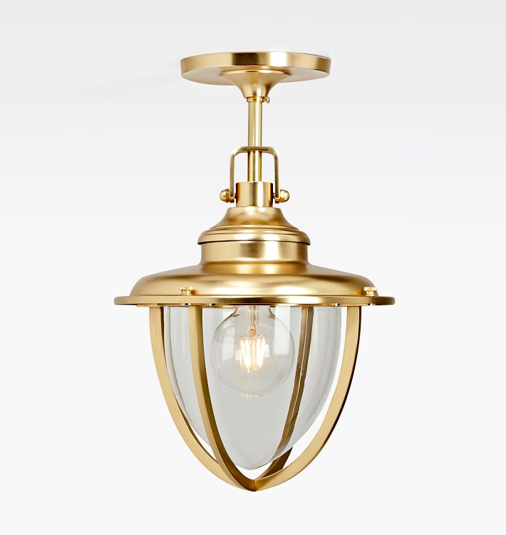 Pacifica 12&quot; Lantern Semi-Flush Mount