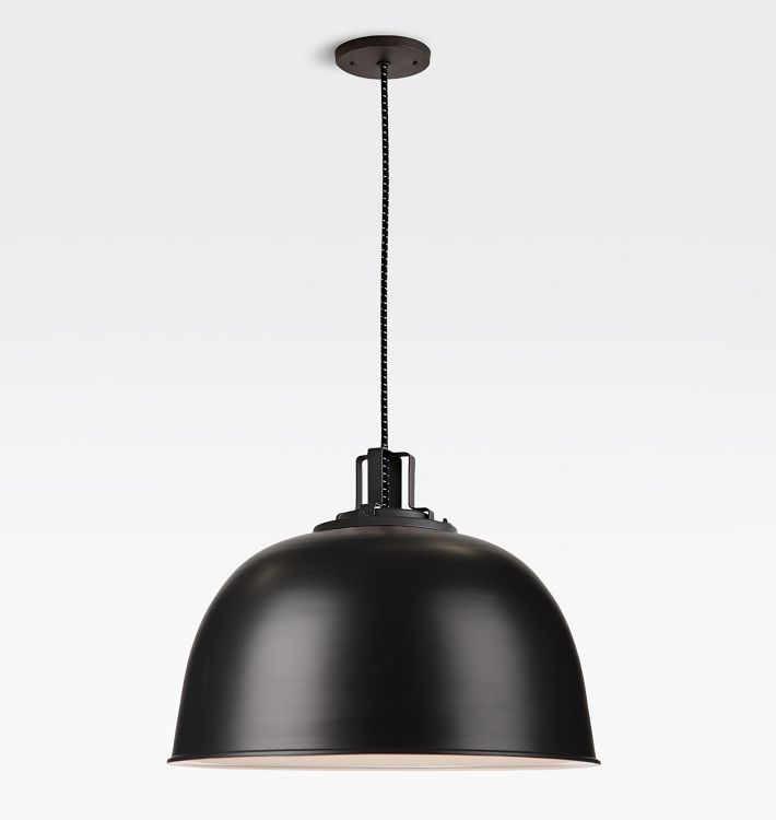 Butte 22&quot; Dome Oil-Rubbed Bronze Pendant