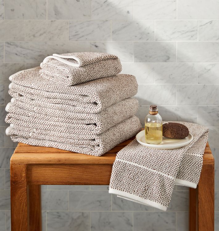 Organic Cotton Heathered Towels | Rejuvenation