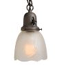 Vintage Classical Revival 3-Light Chandelier with Suspended Pan