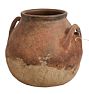 Vintage Turkish Terra Cotta Medium Storage Vessel