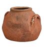 Vintage Turkish Terra Cotta Medium Storage Vessel