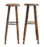 Tall Traditional Wooden Stool