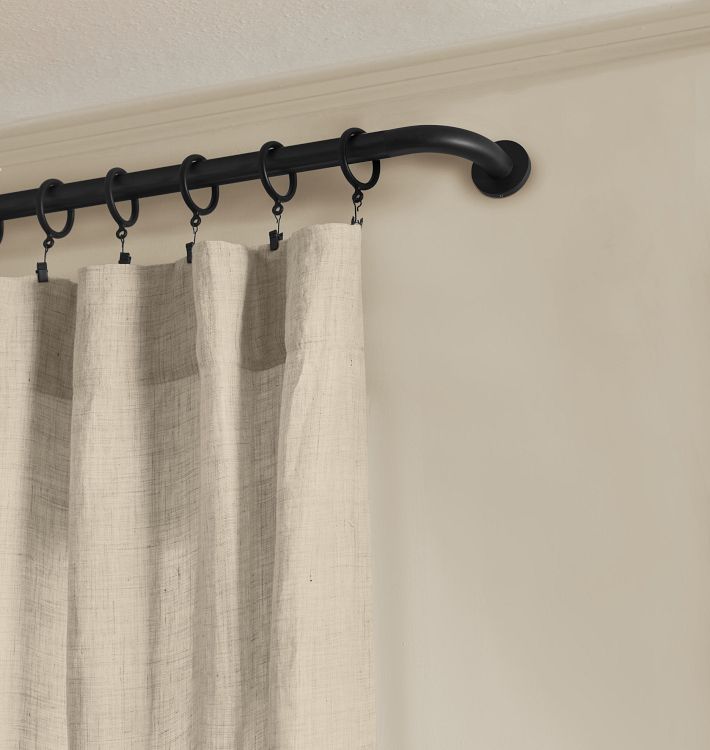 Stanton Adjustable Brass Drapery Rod Set Rejuvenation
