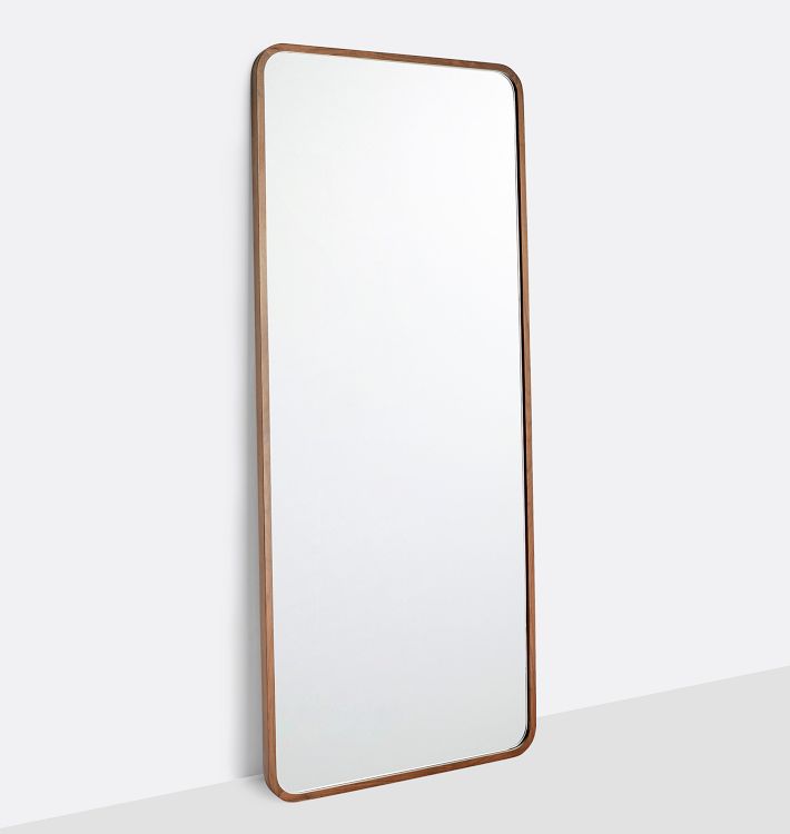 Bentwood Rounded Floor Mirror