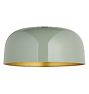 Dekum 16" Gloss Rosemary Exterior / Brass Interior Dome Shade