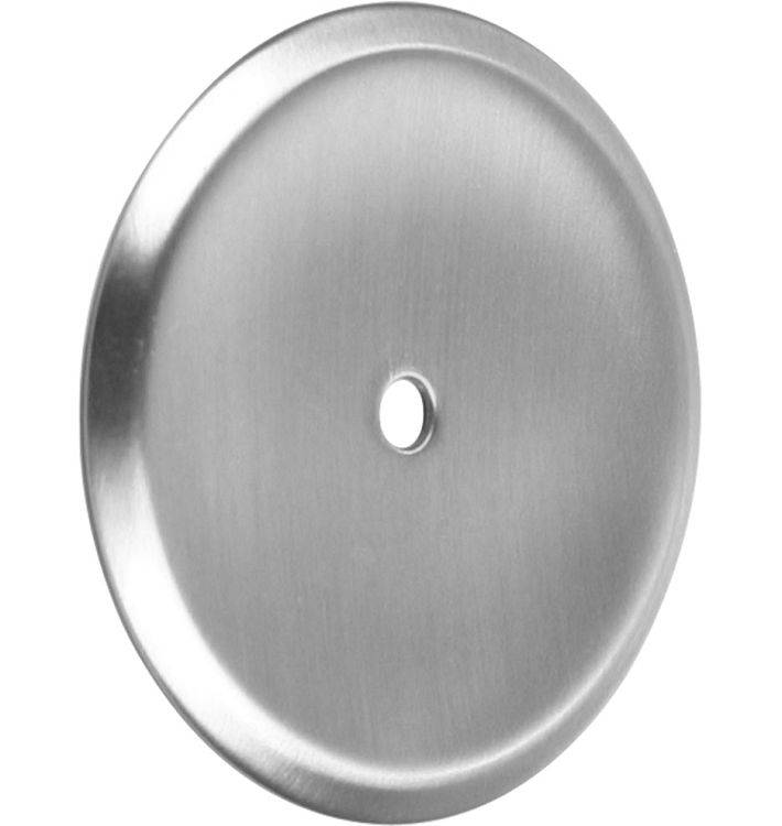 Round Backplate - Brushed Chrome