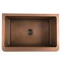 Apron Front Copper Sink - 25&quot; x 22&quot; x 9-1/2&quot;