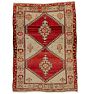 Brightly Colored Konya Turkish Rug