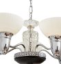 Vintage 5-Light Art Deco Cup Shade Chandelier