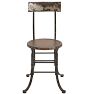 Pair of Height Adjustable Industrial Stools