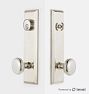 Putman Exterior 2-1/4" Brass Door Set with Level Bolt, Smart home technology, PN PN Left 2.375