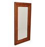 Vintage Wood-Framed Wall Mirror