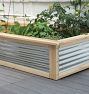 Cedar And Galvanized Steel Garden Bed