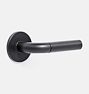 Tumalo Interior Door Set Round Plate with Lever, Passage - Oil-Rubbed Bronze