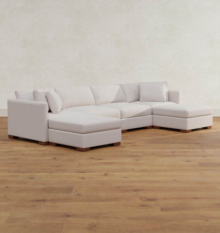 Wrenton 6-Piece Double Ottoman Sectional Sofa