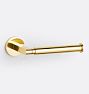 Hughes Toilet Paper Holder, Aged Brass