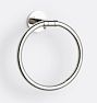 Hughes Towel Ring, Polished Nickel