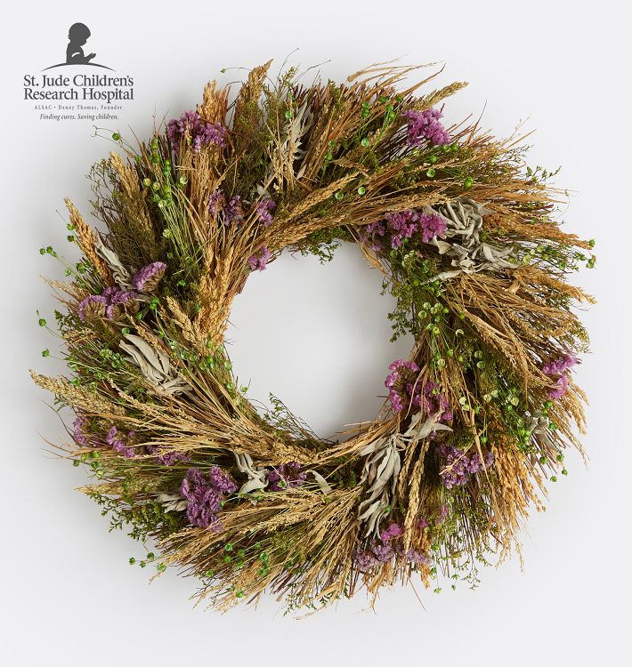 Midsummer Meadow Dried Wreath, 20"