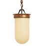 Cream Opalescent Bullet Shade Pendant