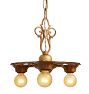 Vintage Classical Revival 3-Light Candle Chandelier