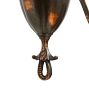 Antique Copper Flashed Victorian Converted Gas Pendant