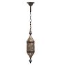 Vintage Moroccan-Style Pierced Brass Pendant