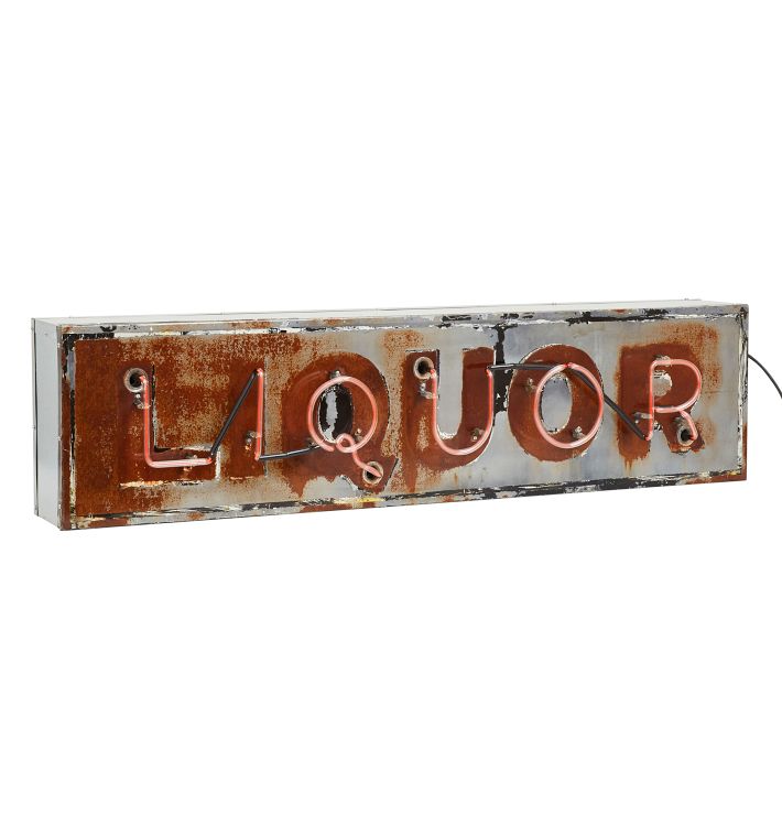 Vintage Neon LIQUOR Sign