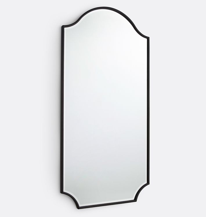 Delilah Metal Frame Mirror, 24" x 48" - Oil-Rubbed Bronze