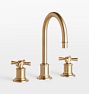 Miramar Widespread Bathroom Faucet, Satin Bronze PVD