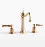 Montecito Lever Handle Widespread Bathroom Faucet, Satin Bronze PVD