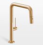 Poetto Quad Neck Pull Down Kitchen Faucet, Satin Bronze PVD