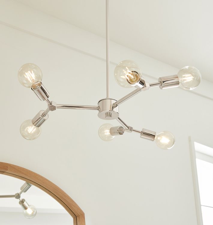 Salem 23&quot; Bare-Bulb Chandelier