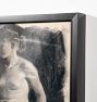 Seated Female Nude Framed Reproduction Wall Art Print