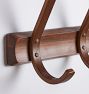 Arlie Bent Wood 5-Hook Rack