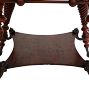 Large Finely Carved Victorian Mahogany Clawfoot Parlor Table