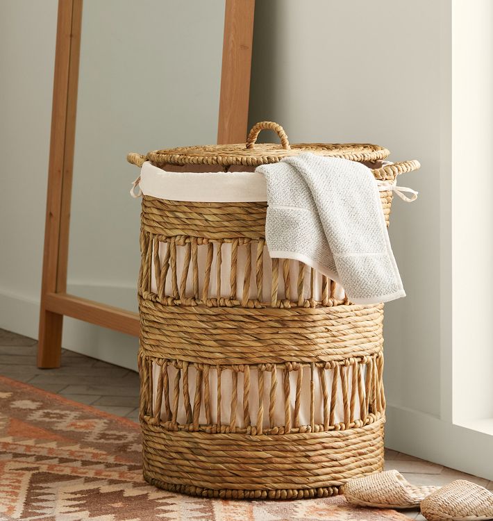 Sisley Tall Woven Hamper