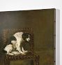 A Dog On A Chair Reproduction Wall Art Print