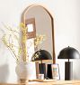 Arched Wood Framed Mirror