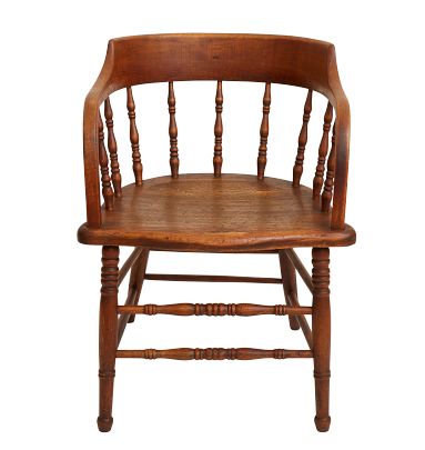 Vintage Barrel Back Chair Rejuvenation