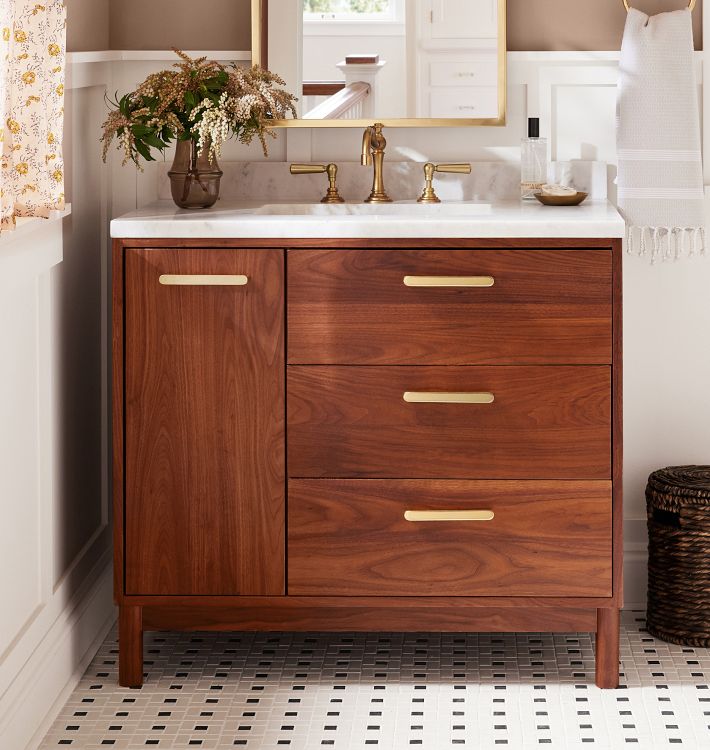 Warrenton Walnut Single Vanity