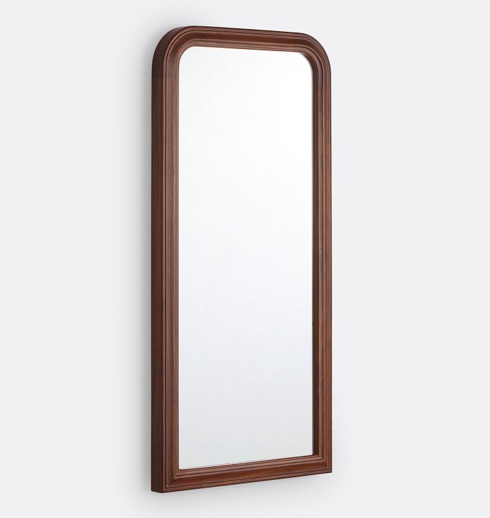 Bryson Wood Frame Mirror, 20" x 42" - Walnut