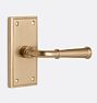 Raegan Lever Interior Bronze Door Set - Passage - Natural Bronze