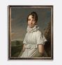 Portrait of Emma Jane Hodges Framed Reproduction Wall Art Print 17"x21" by Charles Howard Hodges